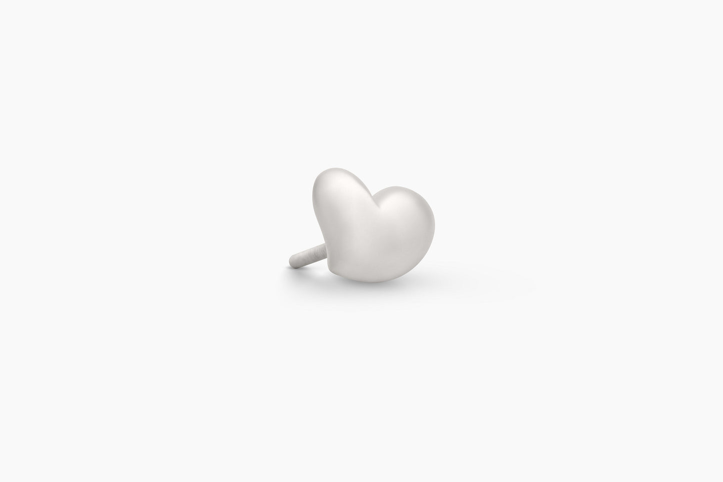 Everlasting Heart | Sterling Silver Heart Earring