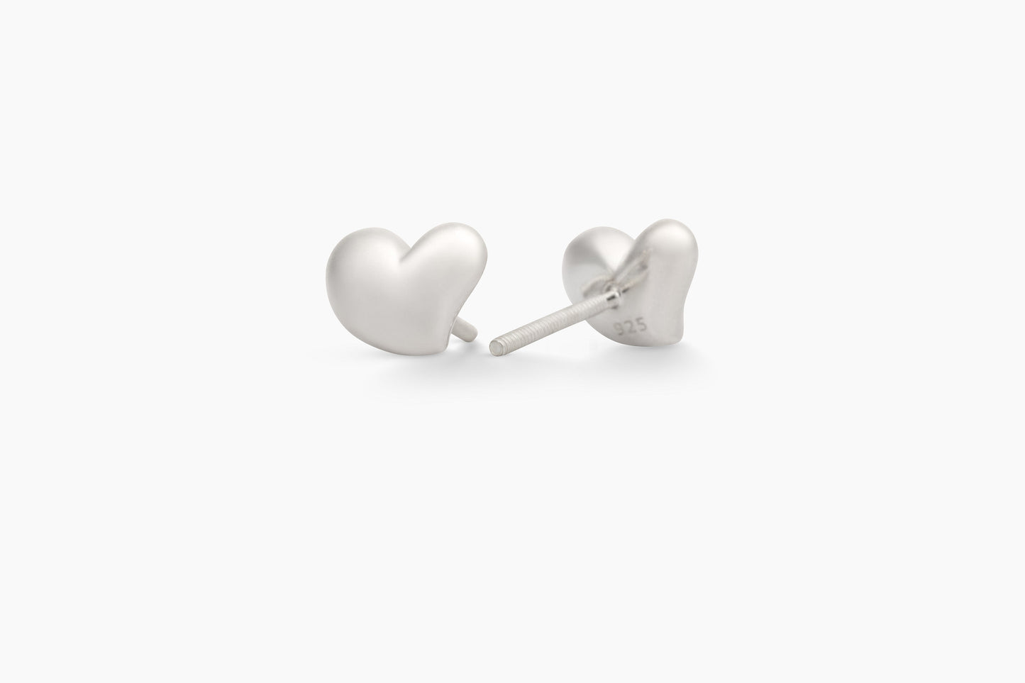 Everlasting Heart | Sterling Silver Heart Earring