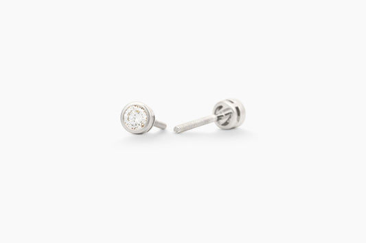 Forever Stud | White Gold Diamond Studs