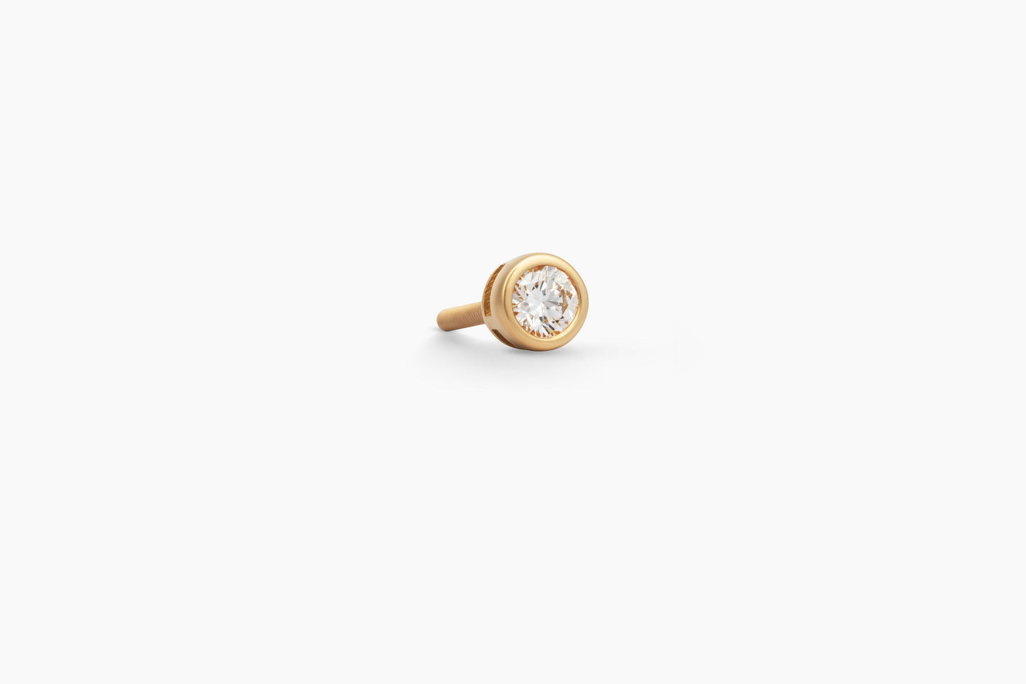 Forever Stud | Yellow Gold Diamond Studs